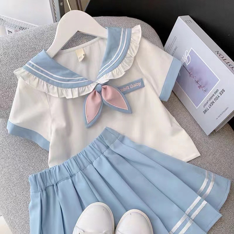 Baby Clothing Bundles - Girls Skirt Student JK Suit Korean
