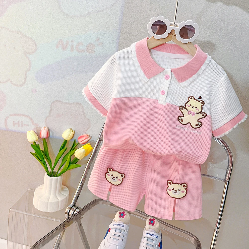 Summer Baby Girls T Shirt Shor - Baby Clothing Hong Kong 评论和价格