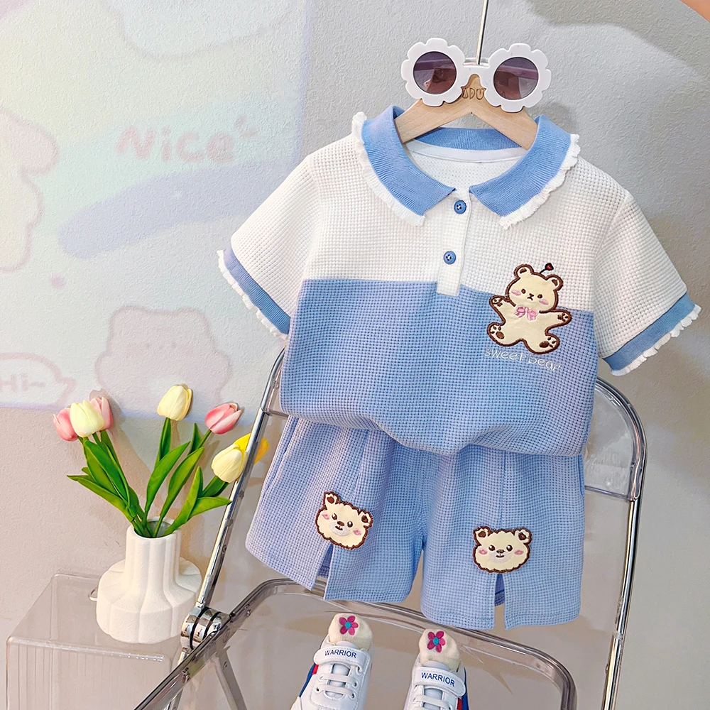 Summer Baby Girls T Shirt Shor - Baby Clothing Hong Kong 评论和价格