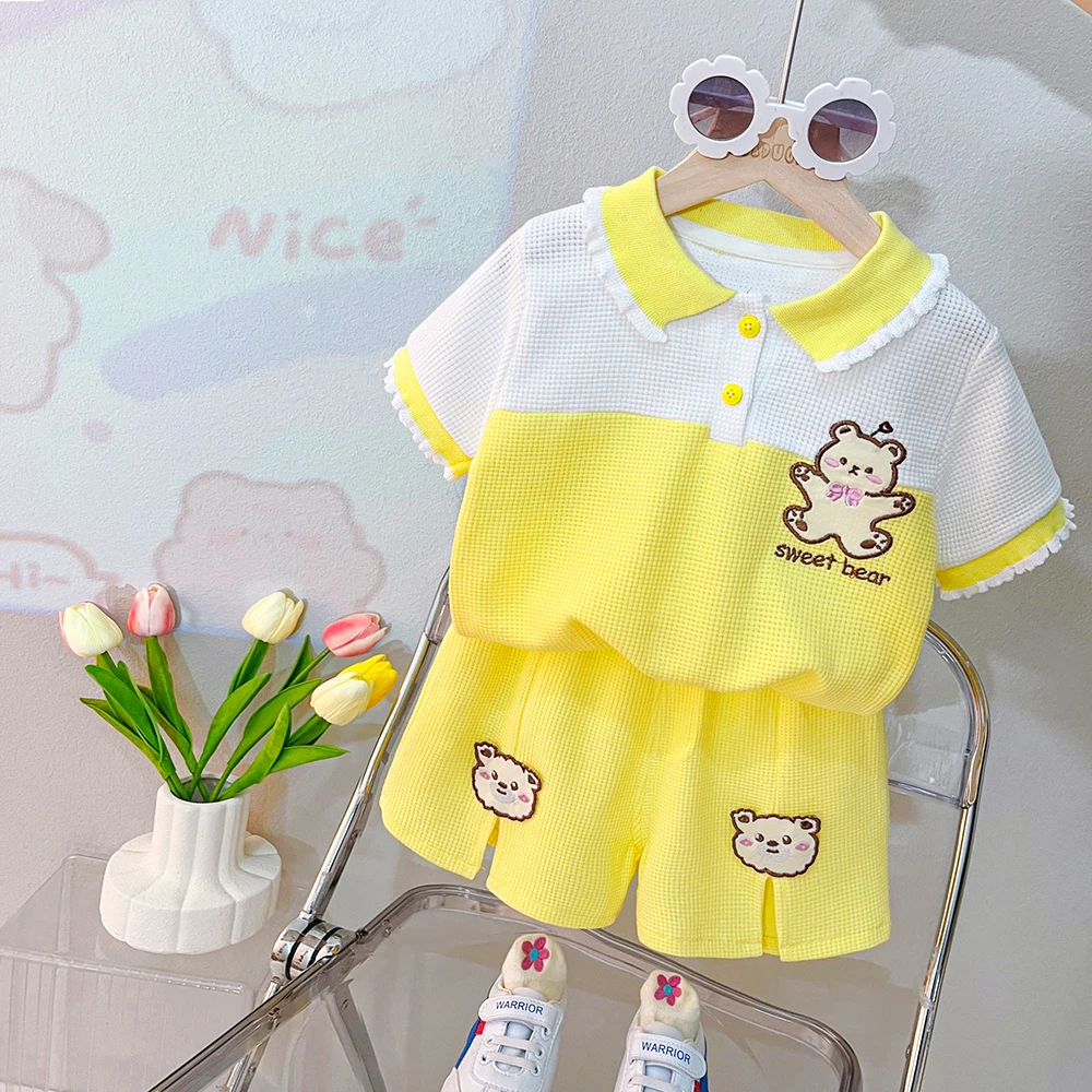 Summer Baby Girls T Shirt Shor - Baby Clothing Hong Kong 评论和价格
