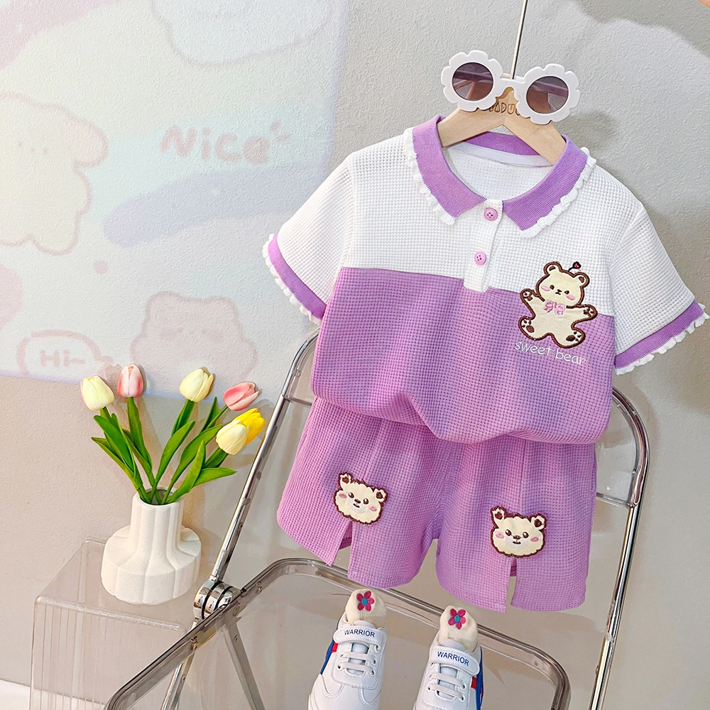 Summer Baby Girls T Shirt Shor - Baby Clothing Hong Kong 评论和价格