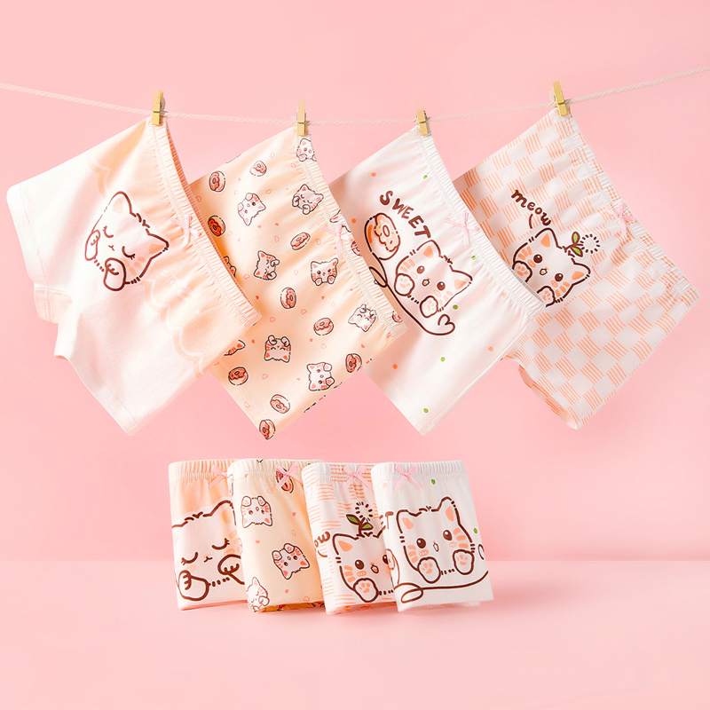 4pcs Cotton Girls Soft Panties - Baby Xl 评论和价格
