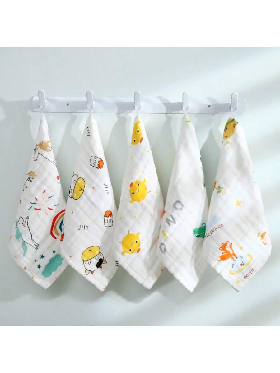1/5pcs Baby Towels Random Colo - Baby Clothing Wash 评论和价格