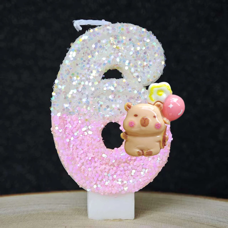 New Capybara Candles Cake Deco - Baby Clothing Event 评论和价格