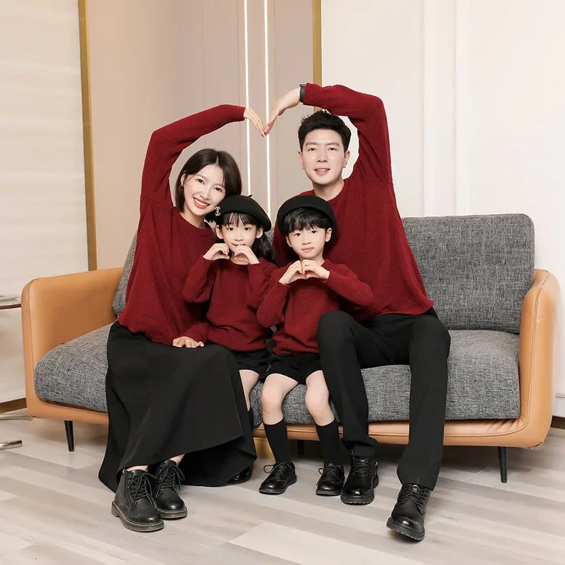 Parents and Children Knit Jump - Baby Clothing Jumpers 评论和价格