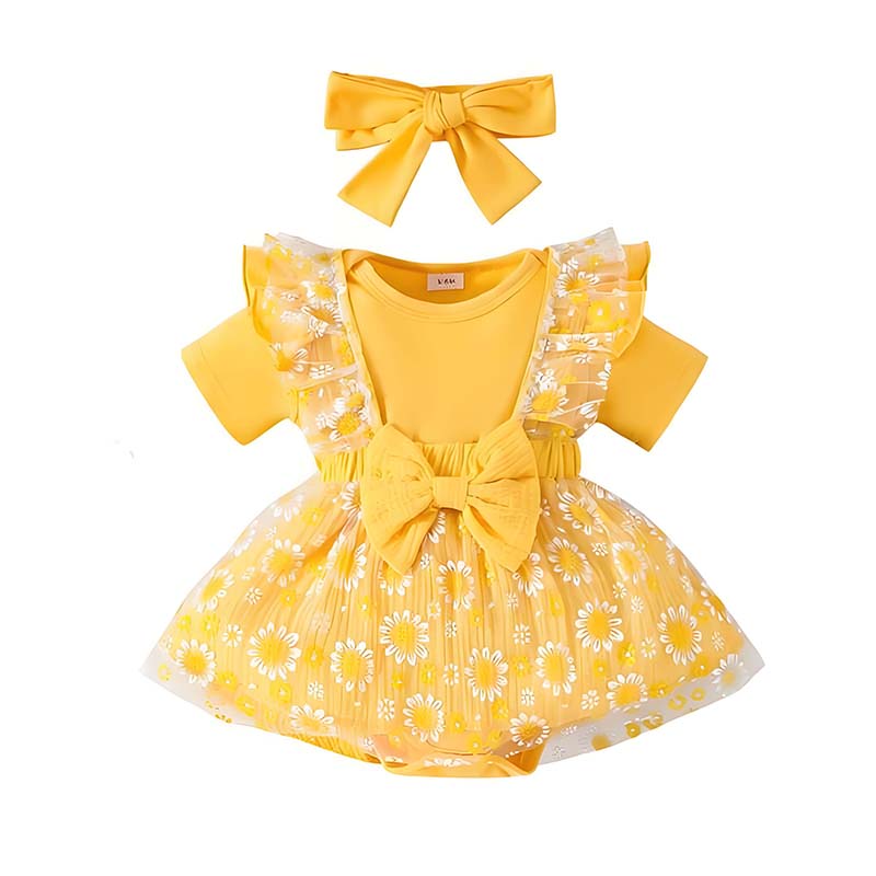 0-18 Months Baby Girl Clothing - Baby Yellow Clothing Women 评论和价格