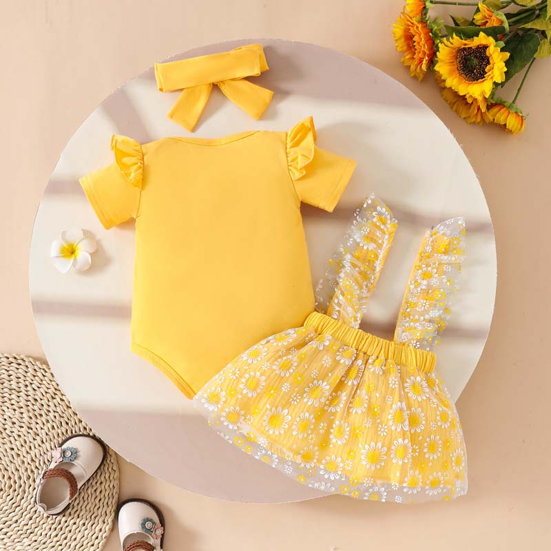 0-18 Months Baby Girl Clothing - Baby Yellow Clothing Women 评论和价格