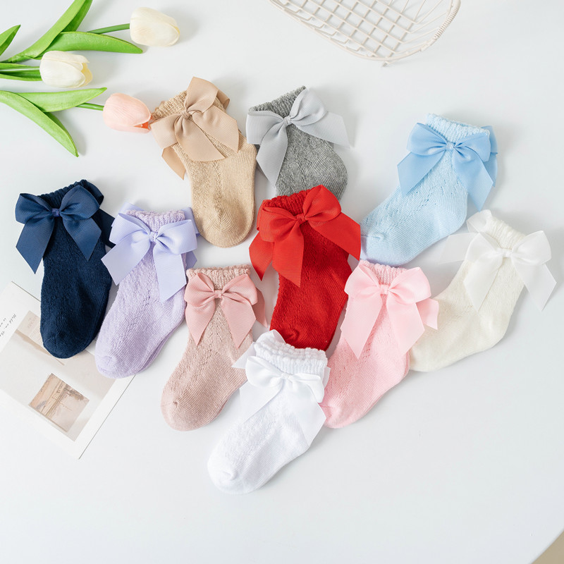 Summer Baby Girls Socks Big Bo - Baby Xl 评论和价格