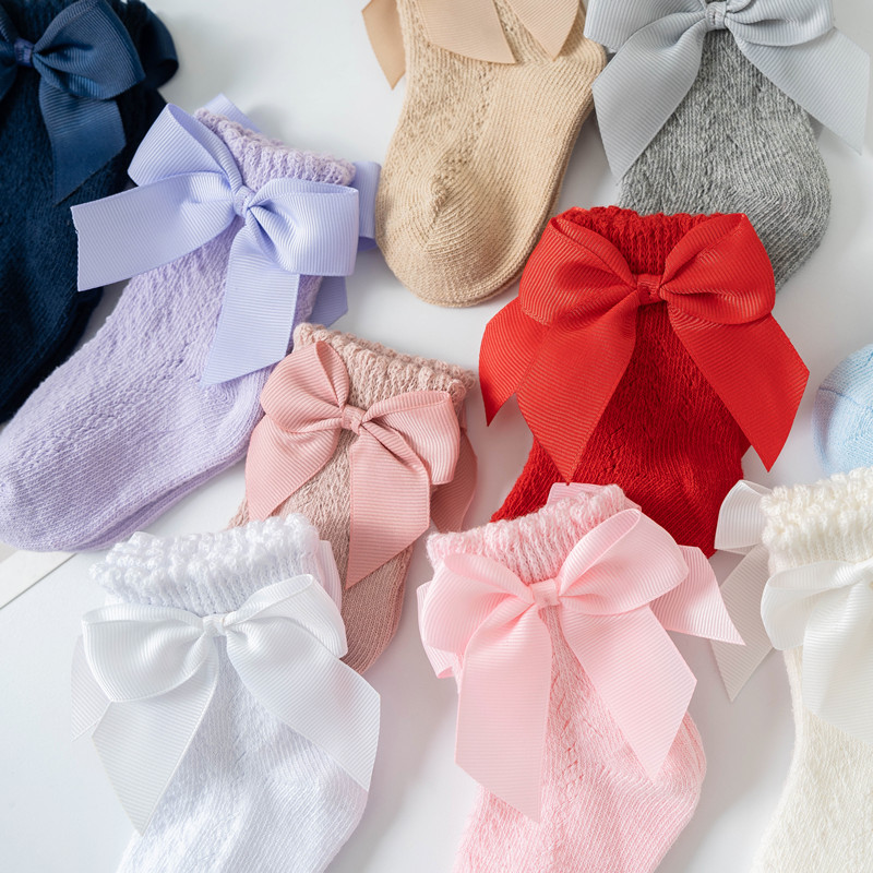 Summer Baby Girls Socks Big Bo - Baby Xl 评论和价格
