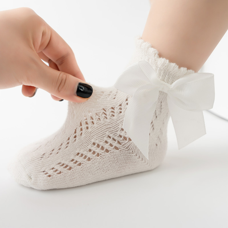 Summer Baby Girls Socks Big Bo - Baby Xl 评论和价格