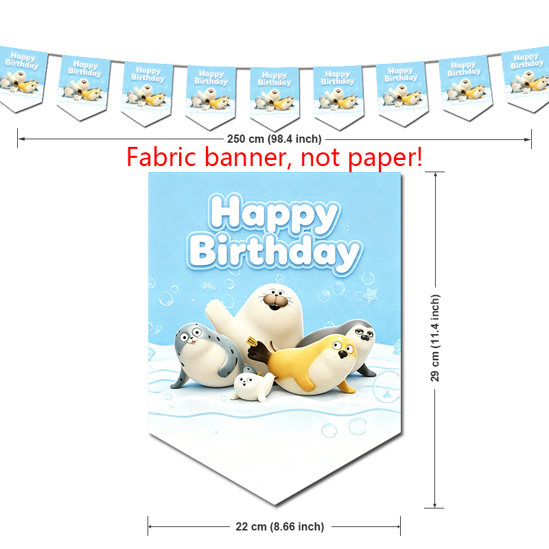 Angry Blob Seal Birthday Party - Baby Clothing Event 评论和价格