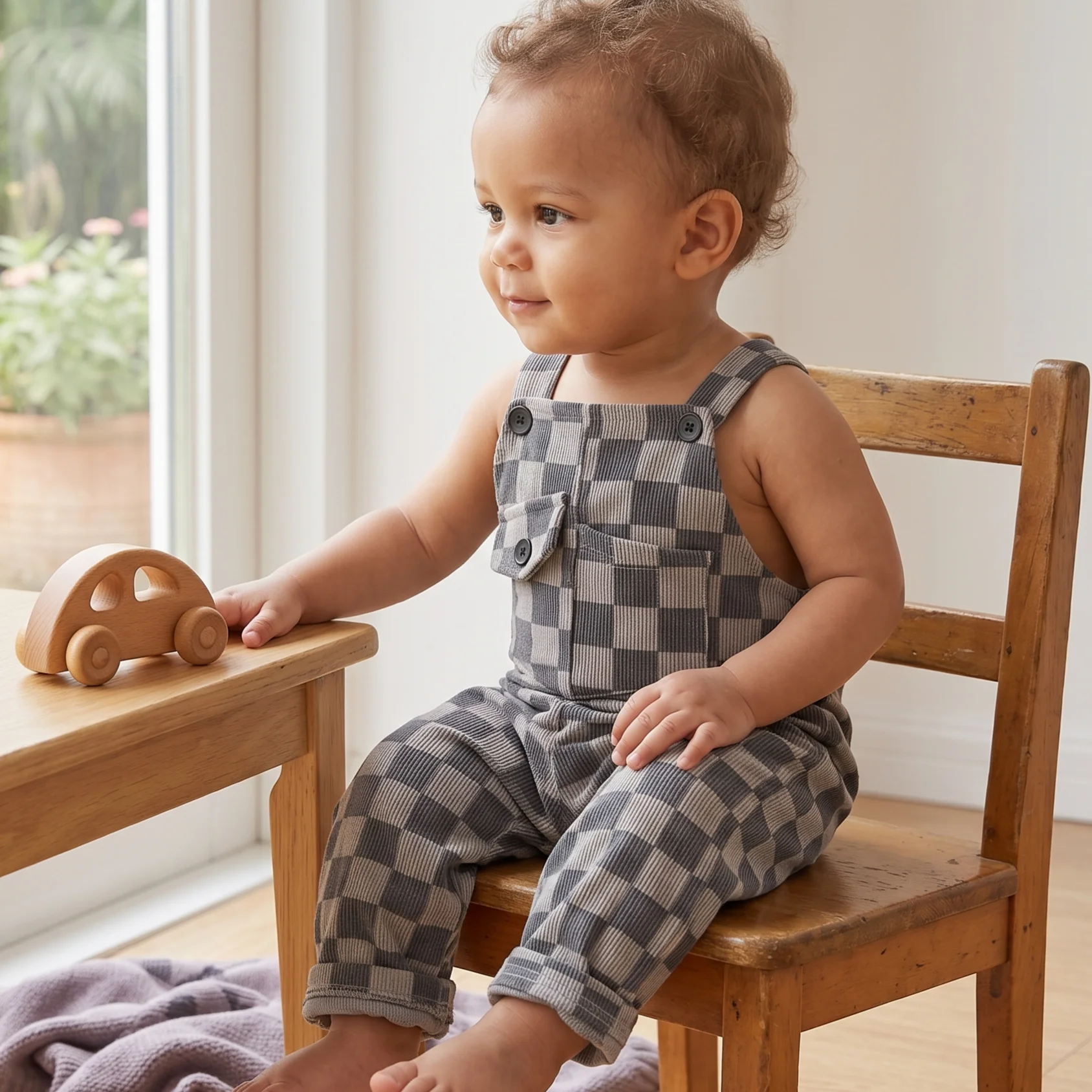 Summer Baby Boys Grid Jumper P - Baby Clothing Jumpers 评论和价格