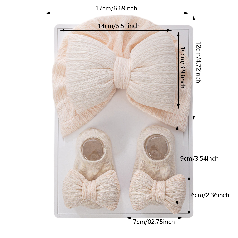 3Pcs/Set Baby Hats Socks Set B - Baby Xl 评论和价格