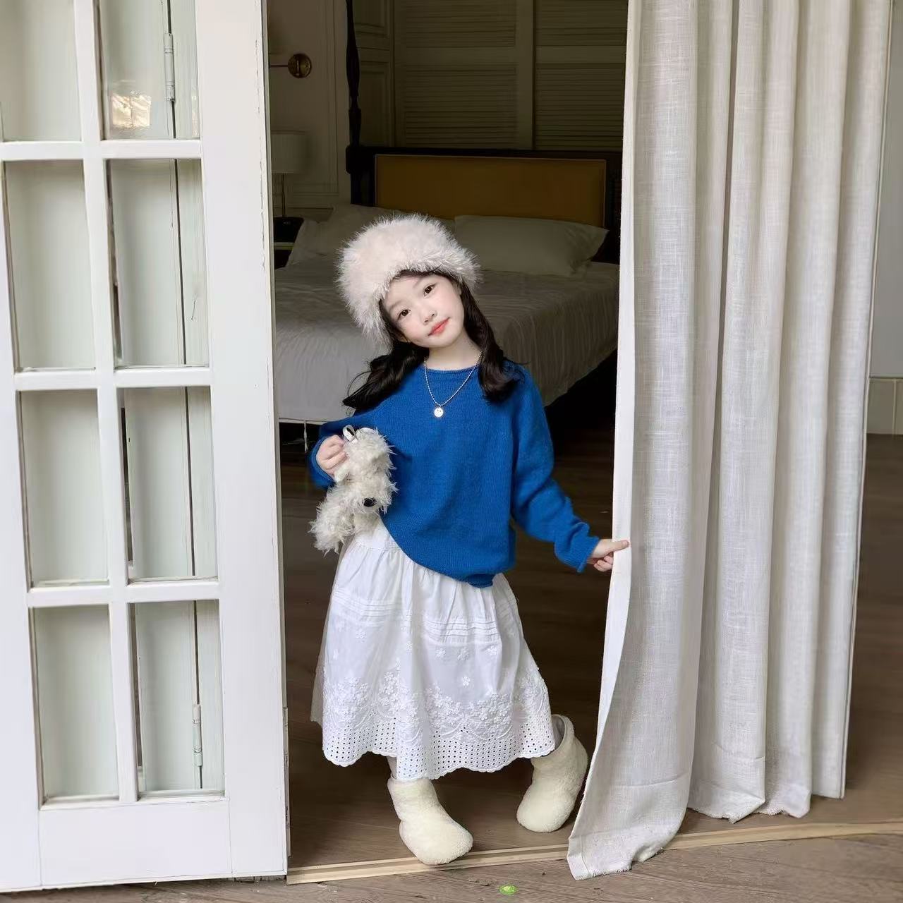 Spring Autumn Baby Girls Knitt - Baby Clothing Jumpers 评论和价格