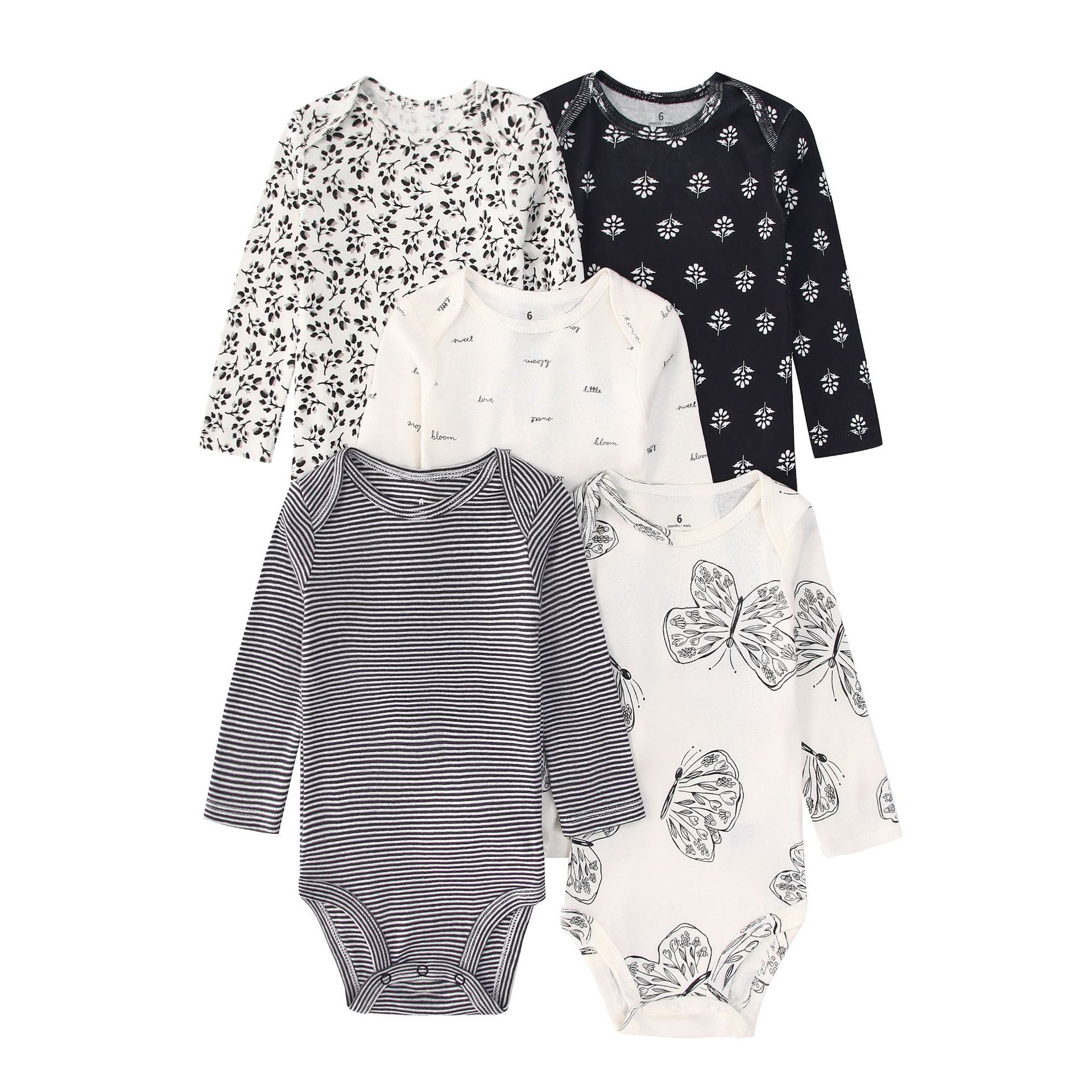 5PCS Newborn Infant Baby Bodys - Baby Clothing Outlet 评论和价格