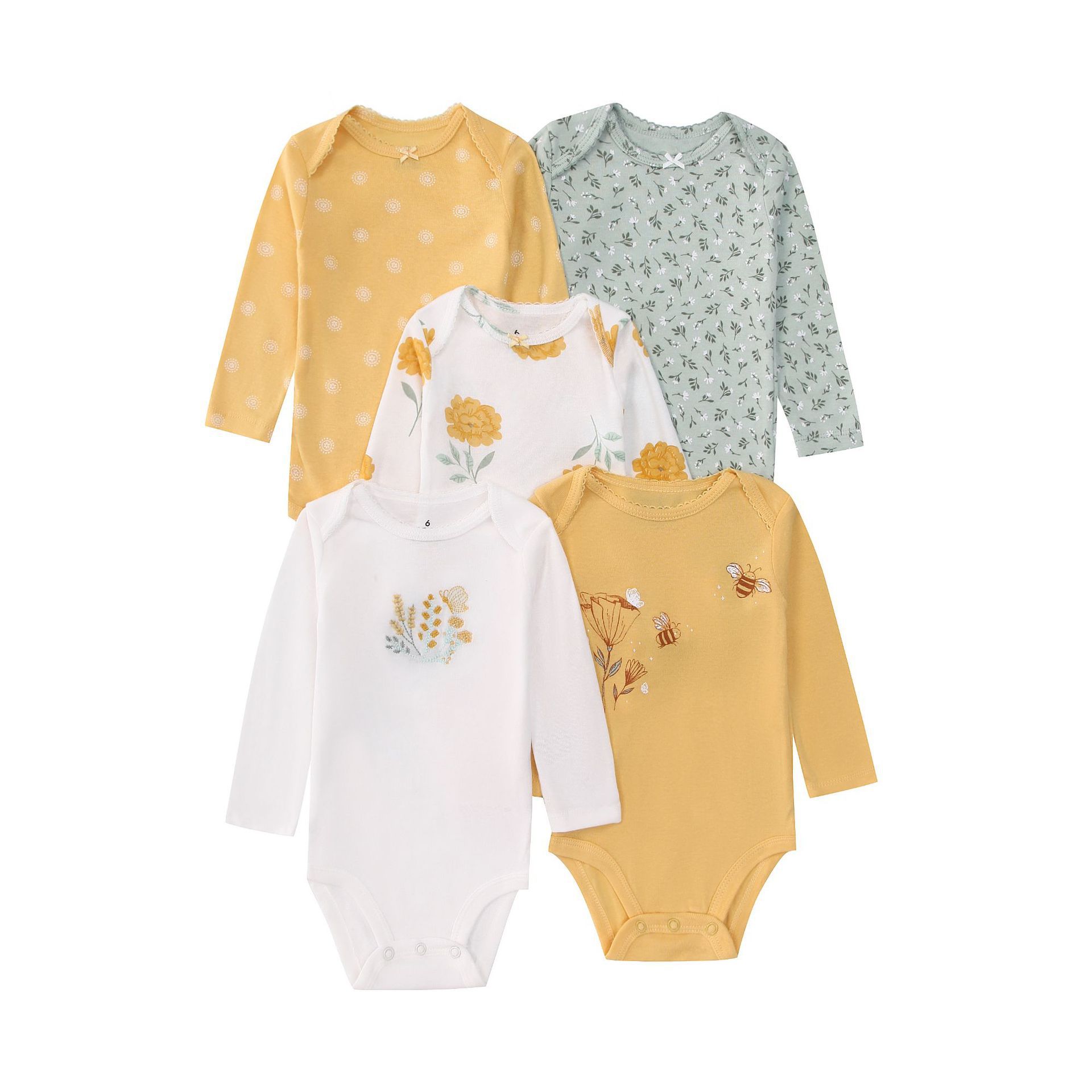 5PCS Newborn Infant Baby Bodys - Baby Clothing Outlet 评论和价格