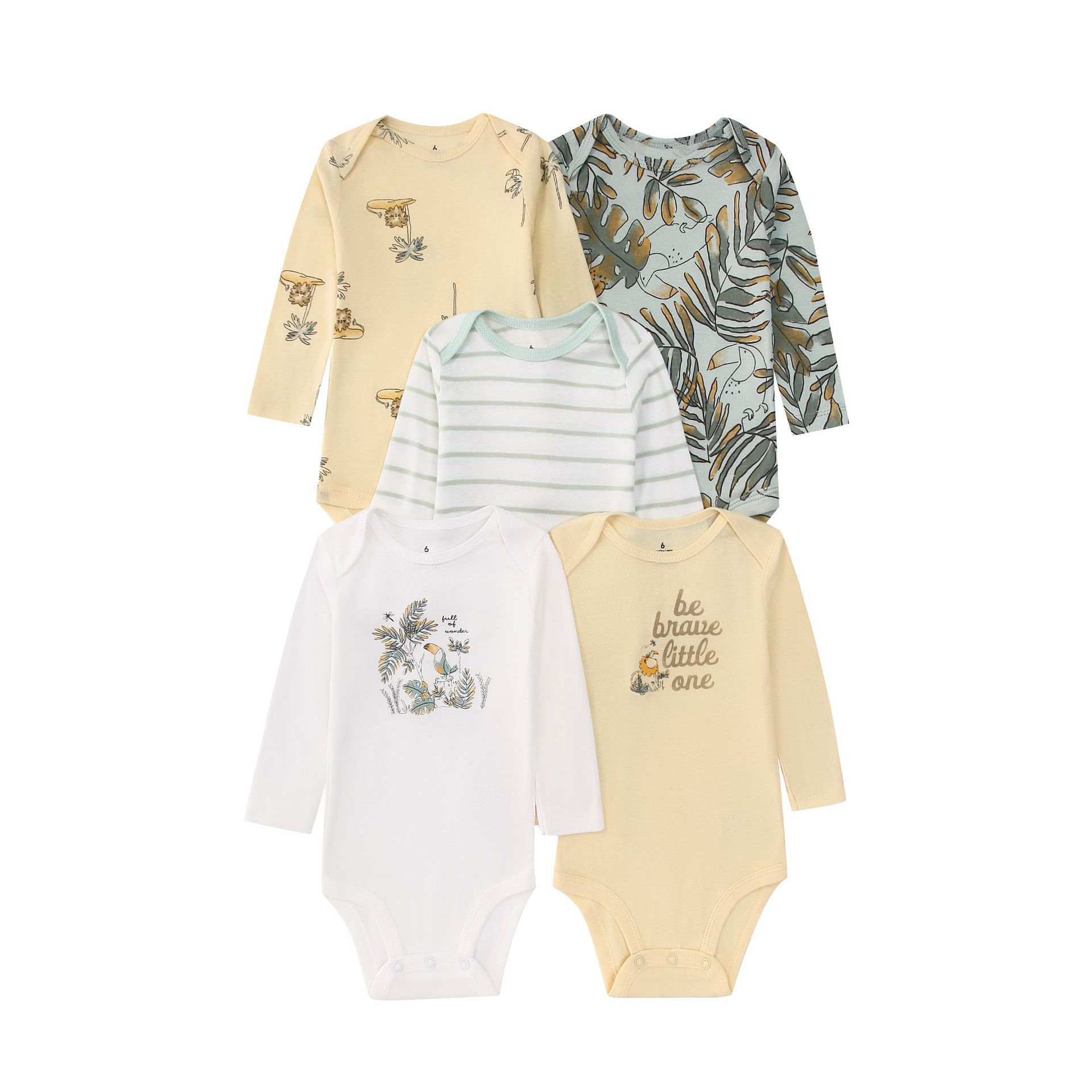 5PCS Newborn Infant Baby Bodys - Baby Clothing Outlet 评论和价格