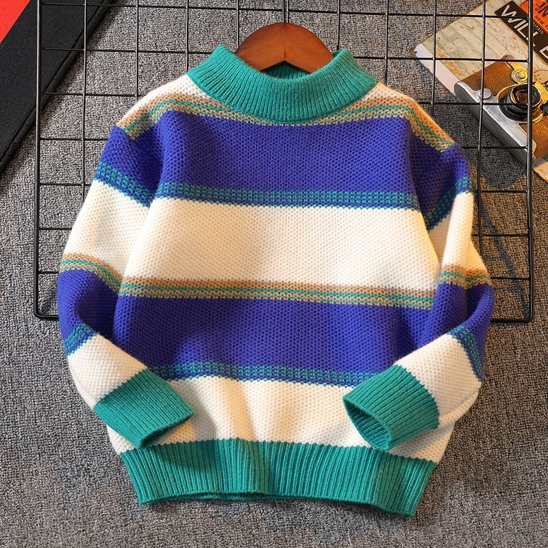 Boys Knitted Sweater New Winte - Baby Clothing Jumpers 评论和价格
