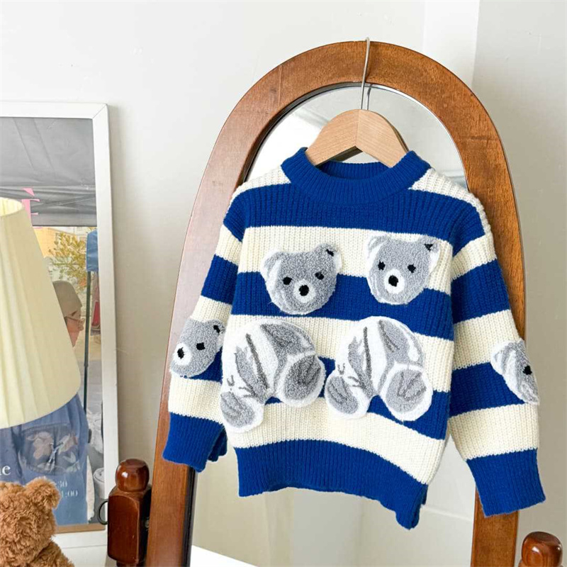 Children's Warm Sweaters Boys  - Baby Clothing Jumpers 评论和价格