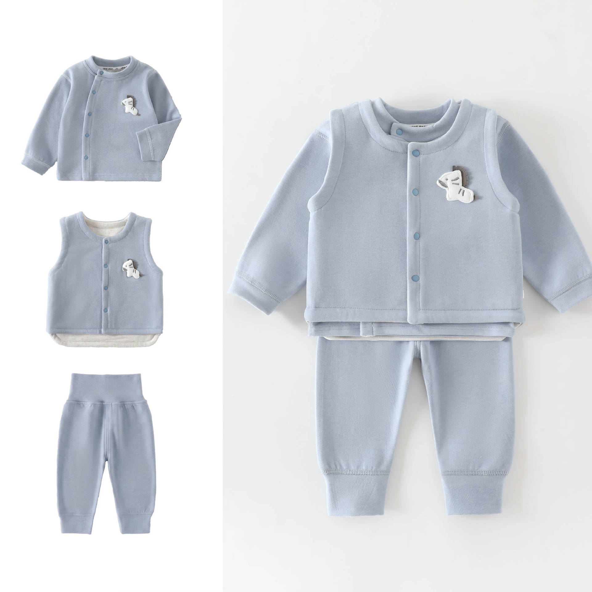0-4 Year Old Baby Vest+long Sl - Baby Clothing High Quality 评论和价格